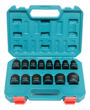 Imagen de Set Tubos De Impacto Total Bocallaves Cortos 1/2'' 14 Piezas Color Negro