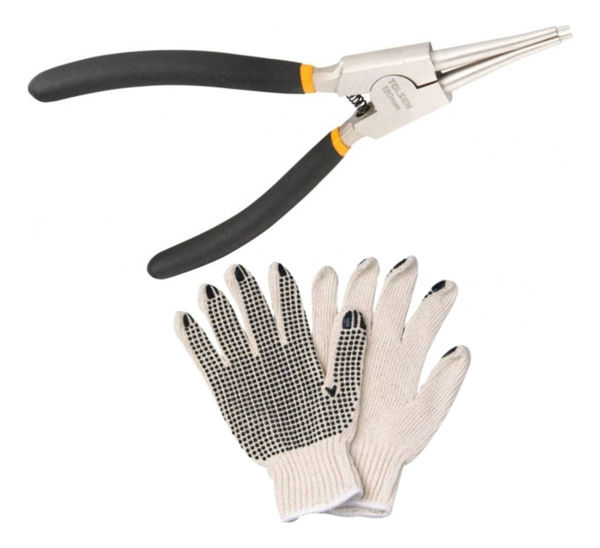Imagen de Alicate Tolsen Recto Para Arandelas Exteriores 180mm  - Sc -