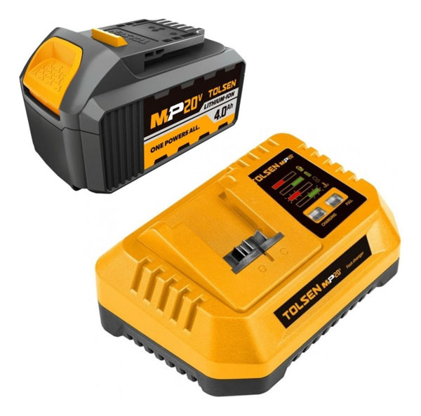 Imagen de Cargador De Bateria Tolsen 4.0mah + Bateria De 4.0mah -sc-