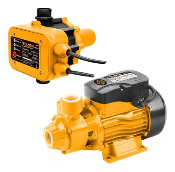 Imagen de Bomba Periférica Tolsen 0.5hp 35 L/min + Controlador Automat