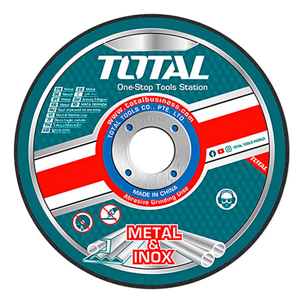 Imagen de Disco Corte Metal Acero Inox 9 230mm Total Tac2162301 Color Turquesa