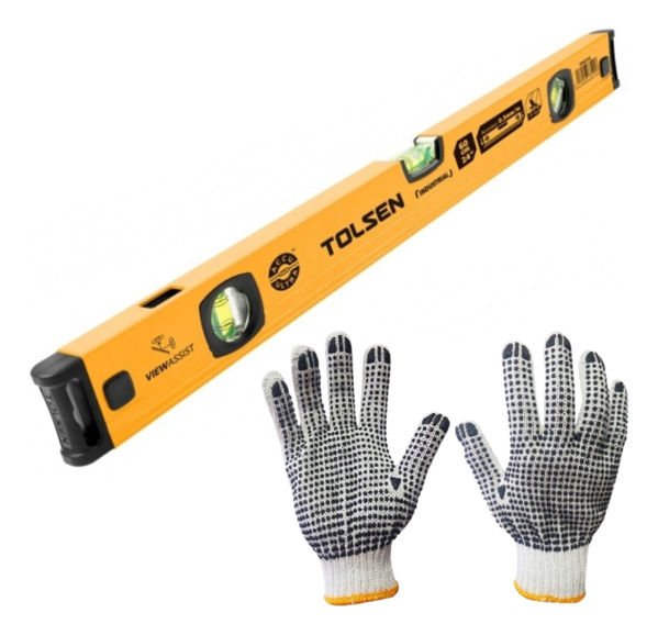 Imagen de Nivel Aluminio Tolsen 16 Pulgadas Industrial De 40cm - Sc  -