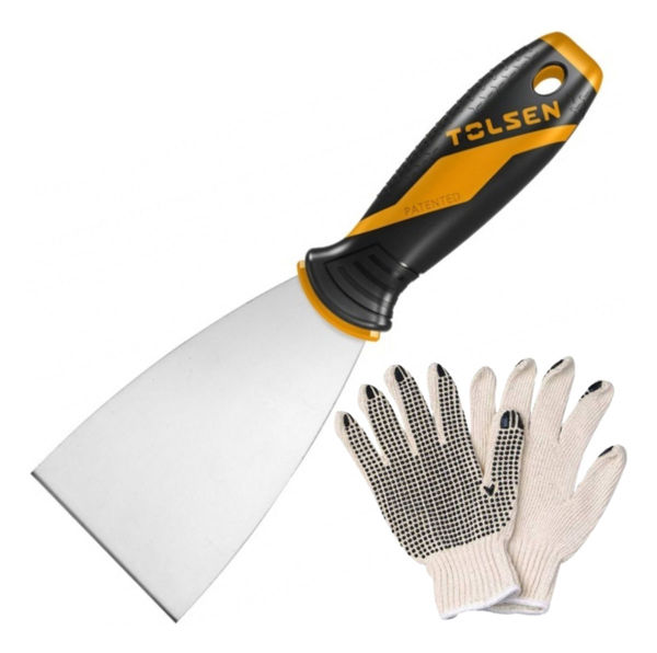 Imagen de Espatula Tolsen 60mm Acero Al Carbono Con Mango De Goma -sc-