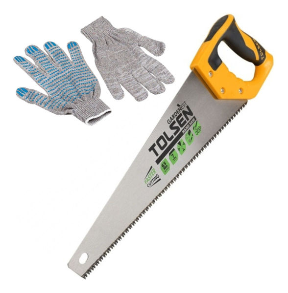 Imagen de Serrucho Carpintero De Mano Tolsen 450mm Hoja De 65mn - Sc -