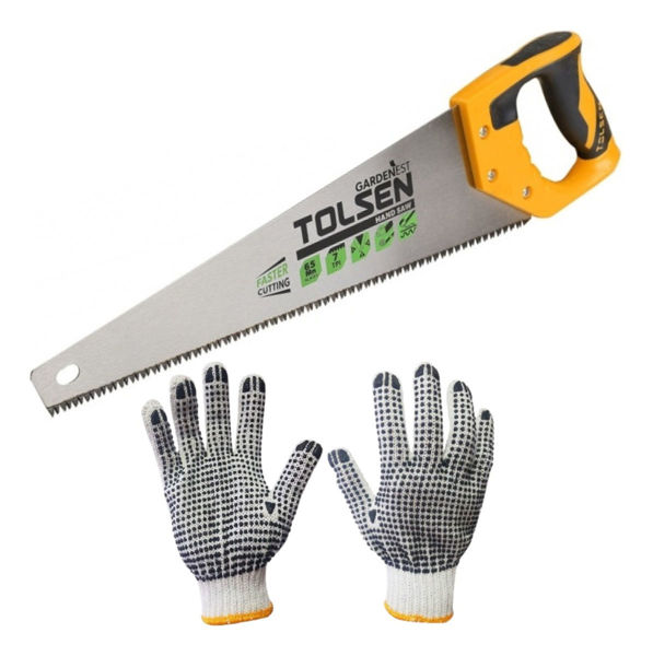 Imagen de Serrucho Carpintero Tolsen 550mm De Hoja 65mn Termica - Sc -