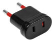 Imagen de Adaptador Conatel Ficha Americana Negro Pack X 3 -sc-