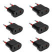 Imagen de Adaptador Conatel Salida Americana Negro Pack X 6 -sc-