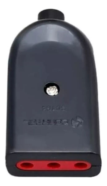 Imagen de Ficha Hembra 3 En Línea 2 Polos + Tierra 10a Negro Vivion Sc