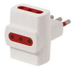 Imagen de Adaptador Múltiple Con Ficha /3 Salidas 3 En Línea Pack X6 