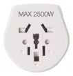 Imagen de Adaptador Con Ficha Schuko Salida Multiformato Blanco Vivion