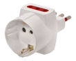 Imagen de Ficha Derivacion Multiple 3 En Linea + Schuko Conatel Pack 3