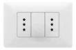 Imagen de Ficha Derivacion Multiple 3 En Linea + Schuko Conatel Pack 3