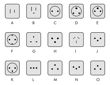 Imagen de Adaptador Con Ficha Schuko Salida Multiformato Blanco Vivion