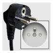 Imagen de Ficha Derivacion Multiple 3 En Linea + Schuko Conatel Pack 3