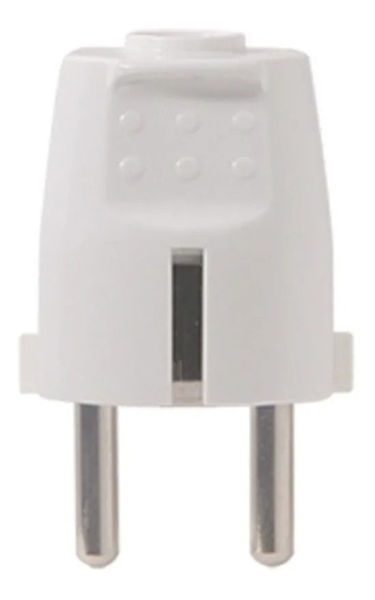 Imagen de Ficha Schuko Tierra Lateral 16a Blanca Vivion -sc-