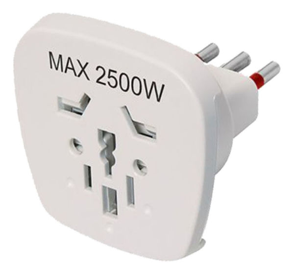 Imagen de Adaptador 3 En Línea Multiformato Blanco Conatel -sc-