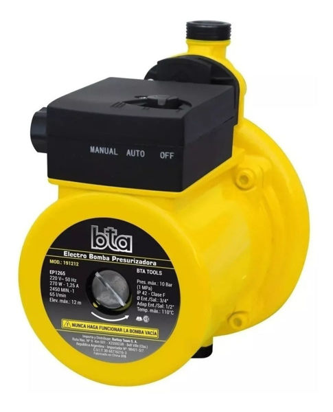 Imagen de Bomba Presurizadora Bta 270w Elevador Presión Baño -sc-