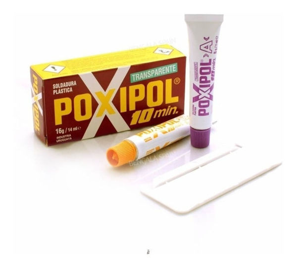 Imagen de Soldadura Plastica Poxipol Transparente 70ml - Supercenter-