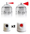 Imagen de Kit Pintura Aerosol Byp Set De 12 Color Surtido + Guantes