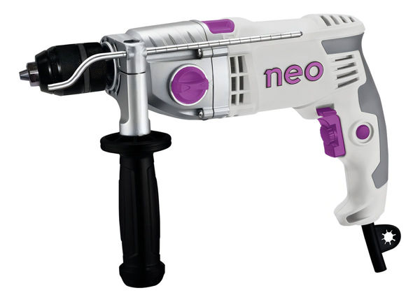 Imagen de Taladro Percutor 1100 W 13 Mm Neo Tp1013/3/220 2v Color Gris Frecuencia 50hz