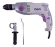 Imagen de Taladro Percutor 1100 W 13 Mm Neo Tp1013/3/220 2v Color Gris Frecuencia 50hz