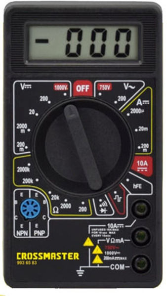 Imagen de Multímetro Digital-tester 200-1000 Volts-crossmaster 9936583