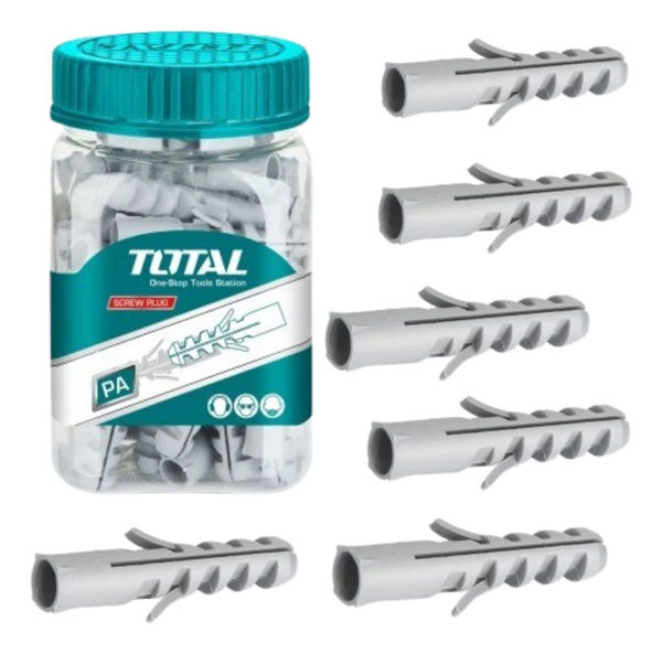 Imagen de Kit 200 Tarugos Tacos Fisher 6 X 30mm Marca Total  - Sc - 