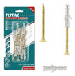 Imagen de Set 10 Tornillos Cabeza Plana Pz 50mm + 10 Tarugos 8mm -sc-