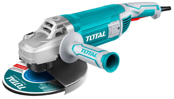 Imagen de Amoladora Angular Total Tg1252306 2400w 9 Pulgadas 230mm Industrial Color Turquesa Frecuencia 50 Hz/60 Hz 220v 6300 Rpm