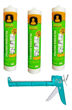 Imagen de Silicona Neutra Transparente Secur 300ml X 3 + Pistola -sc-