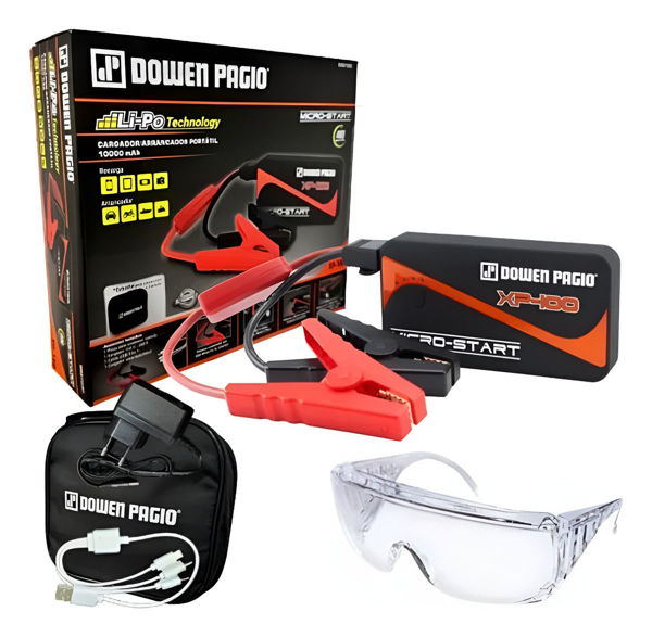 Imagen de Arrancador Portatil De Auto Cargador Con Luz Led Xp-100 -sc-