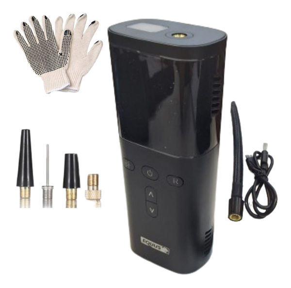 Imagen de Compresor Inflador 60w 7.4v Portatil Inalambrico Powerbank 