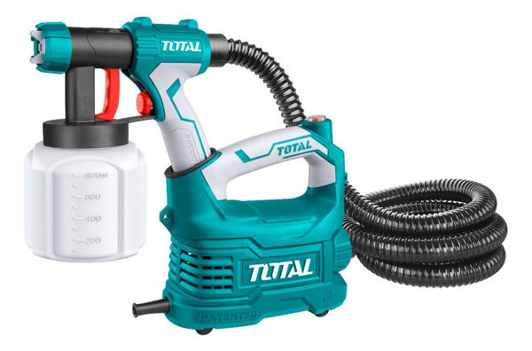 Imagen de Equipo/pistola Para Pintura Total 500w - Flujo 850ml P/min, Capacidad 800ml, 50din-s - Pulverizador Hvlp Industrial - Tt5006