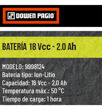 Imagen de Batería 18v 2ah Ion Litio Dowen Pagio Para Herramientas