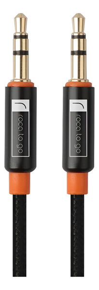 Imagen de Cable Auxiliar Roca To Go 3.5mm A 3.5mm (1 Metro) -roraima-