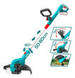 Imagen de Bordeadora Inalámbrica Total 20v - Diámetro Corte 30cm, Tanza 1.6mm, 5 Metros - Liviana, Ajustable - Con Varilla Limitadora Y Rueda Auxiliar - No Incluye Batería Ni Cargador - Tgtli20328