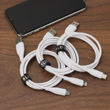Imagen de Cable Lightning 1m Blanco 2.4a Carga Y Datos Bloox