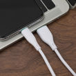Imagen de Cable Lightning 1m Blanco 2.4a Carga Y Datos Bloox