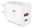 Imagen de Cargador Rápido Roca To Go 20w+qc3.0 Usb A / Usb C Sin Cable Color Blanco