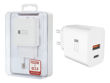 Imagen de Cargador Rápido Roca To Go 20w+qc3.0 Usb A / Usb C Sin Cable Color Blanco