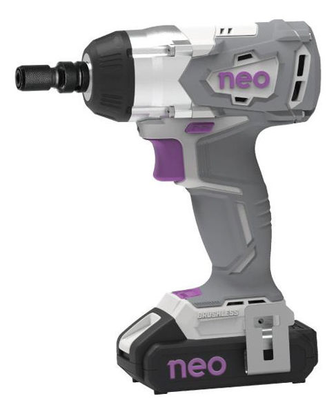 Imagen de Llave De Impacto A Batería Brushless Neo Ali1012/2/20kc1