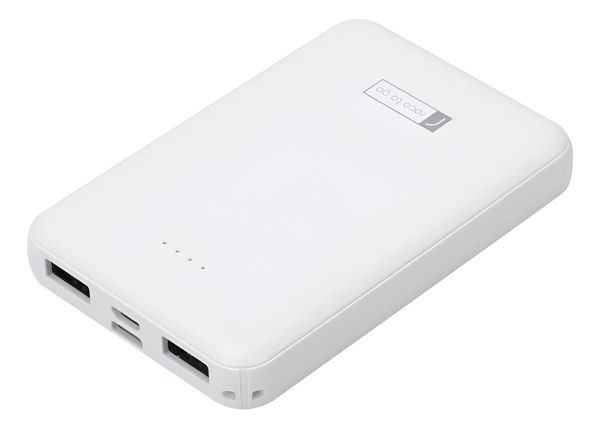 Imagen de Power Bank Roca To Go 5.000mah 1 Usb 1a + 1 Usb 2.1a Blanco
