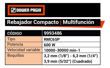 Imagen de Rebajador Compacto Multifunción 600w Dowen Pagio 9993486 Ft