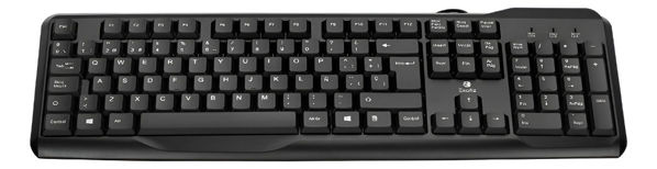 Imagen de Teclado Qwerty Usb Exofiz Te-01 Negro Español 104 Teclas